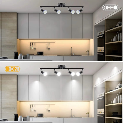 Best LED Spotlight, 4 Way Rotatable Ceiling Spot Light Bar