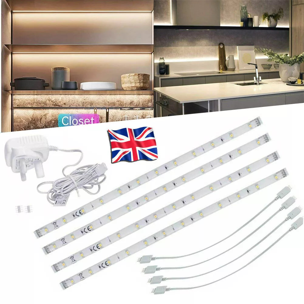 Best LED Under Kitchen Cabinet Strip Light, for Shelf Closet Showcase