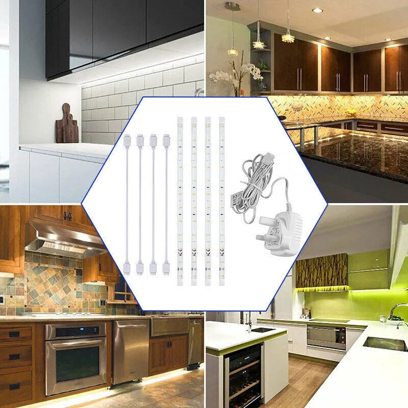 Best LED Under Kitchen Cabinet Strip Light, for Shelf Closet Showcase
