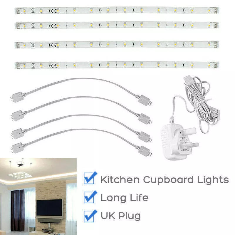 Best LED Under Kitchen Cabinet Strip Light, for Shelf Closet Showcase