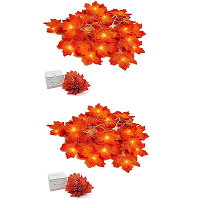 Maple Leaves Fairy Lights, Remote Control | For Home Decoration