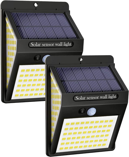 Outdoor LED Solar Security Flood Lights, Solar Powered | waterproof