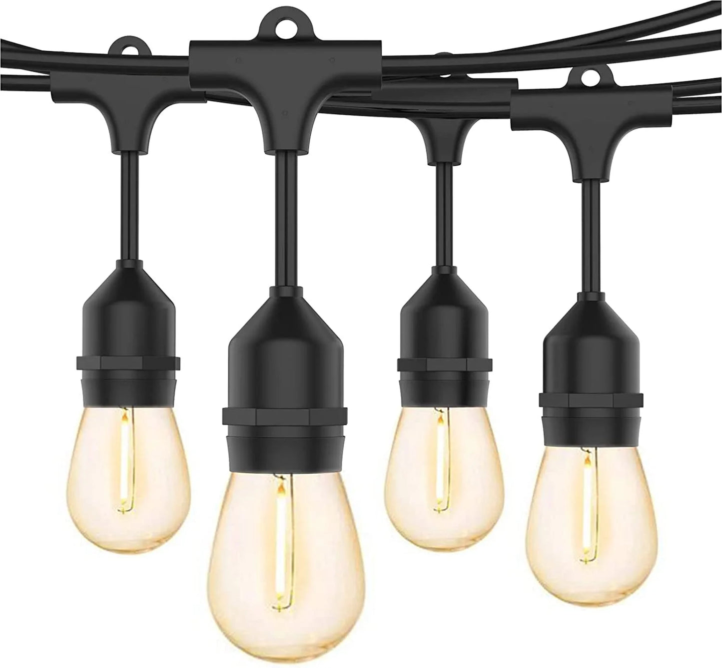  Outdoor Festoon Lights Mains Powered 48FT/15M LED
