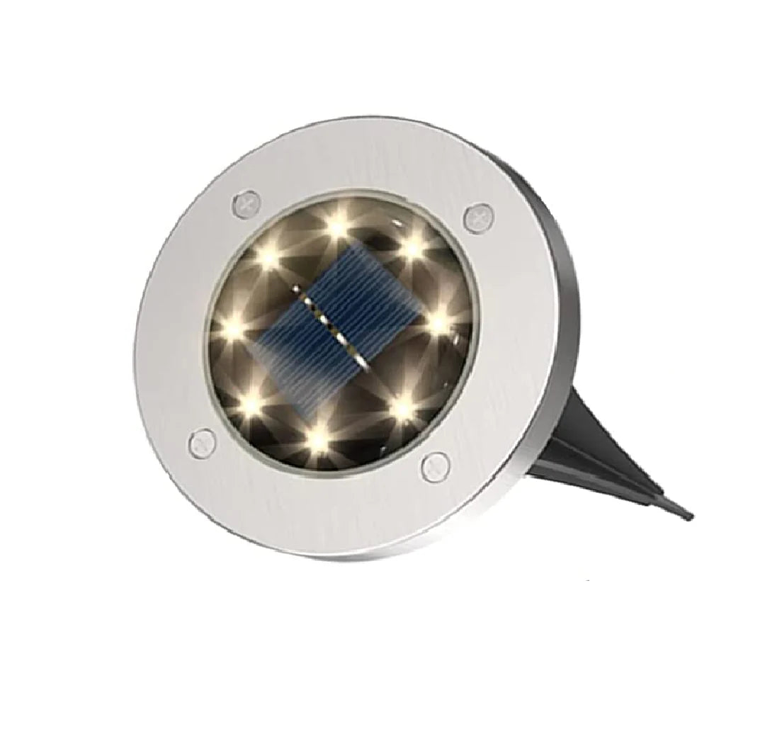 Solar Deck Lights Solar Powered 4 peck, For Outdoor Garden Lights