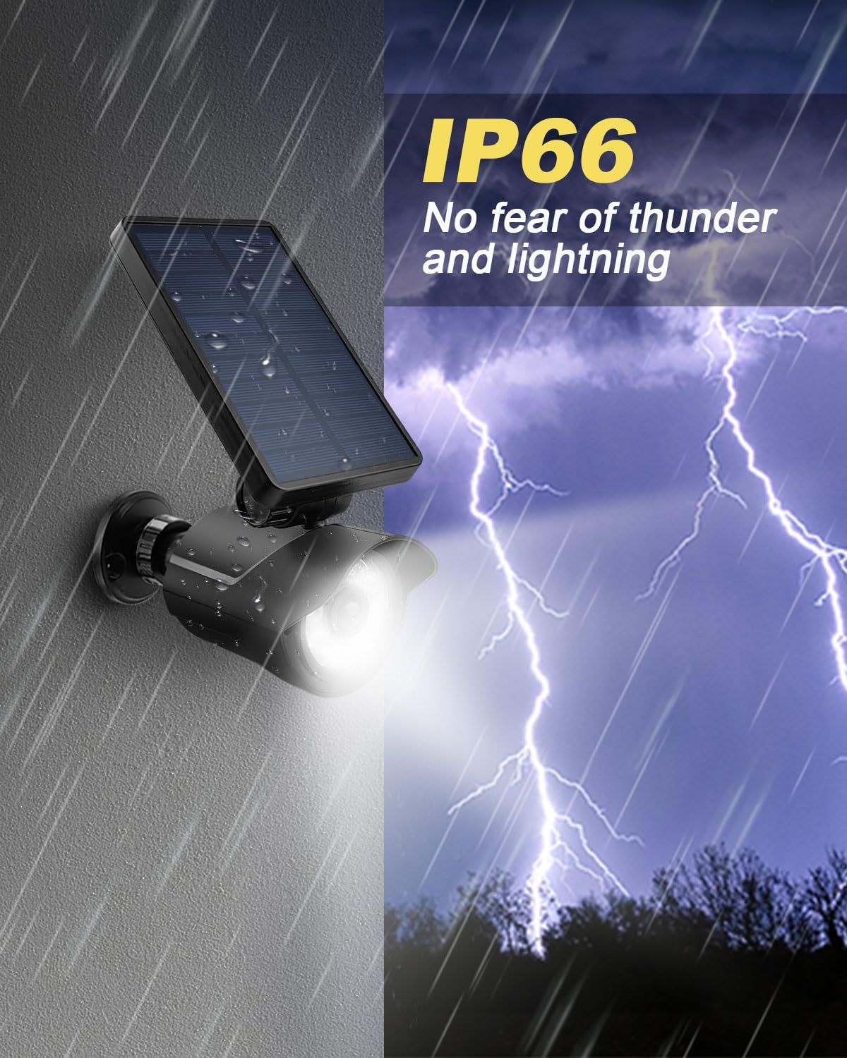 Solar Security Lights Outdoor Motion Sensor