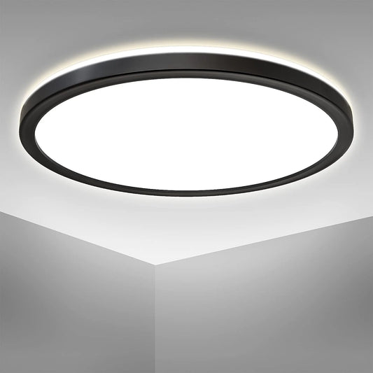 18W 1500LM LED Ceiling Lights Round, 4000K Daylight White, Waterproof IP54 LED Bathroom, living Room, Halway, and Bed Room Ceiling Light